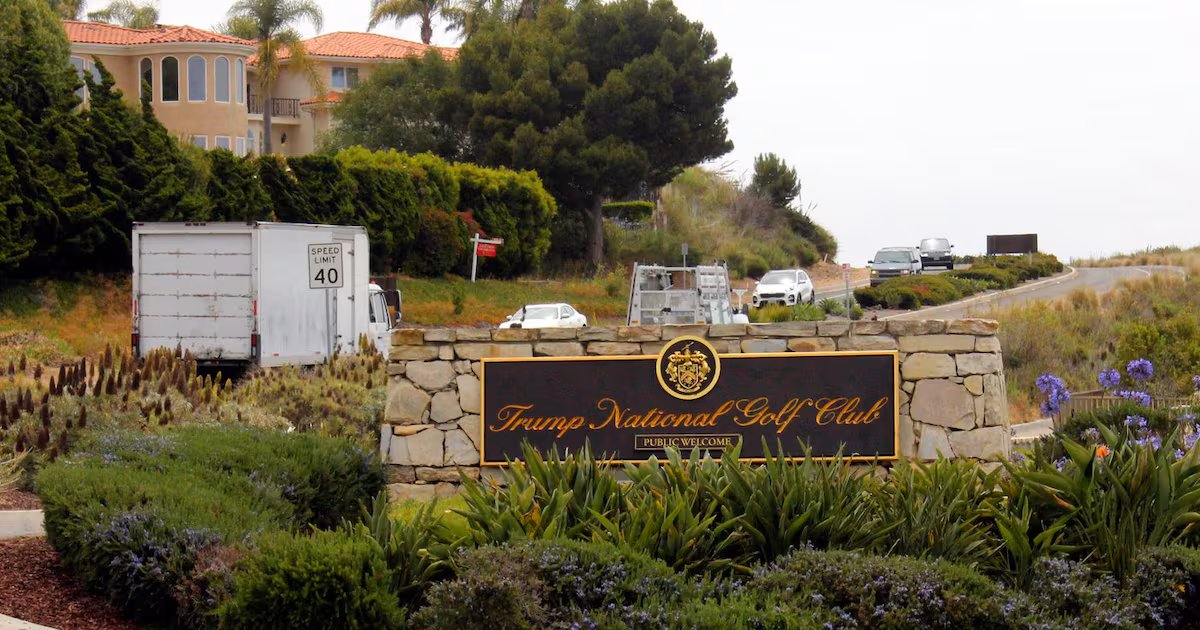 Authorities arrested a man with ammo and apparently monitoring security at Trump golf course near L.A.