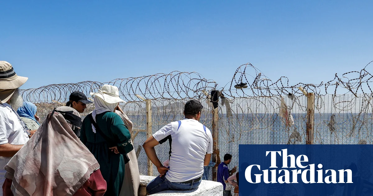 Hundreds in Morocco gather near Ceuta border in anxious wait for missing loved ones