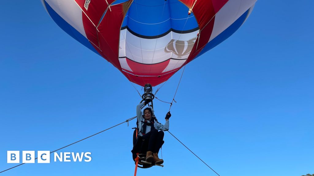 Pilot living with stoma bag aims to set world record at balloon fiesta