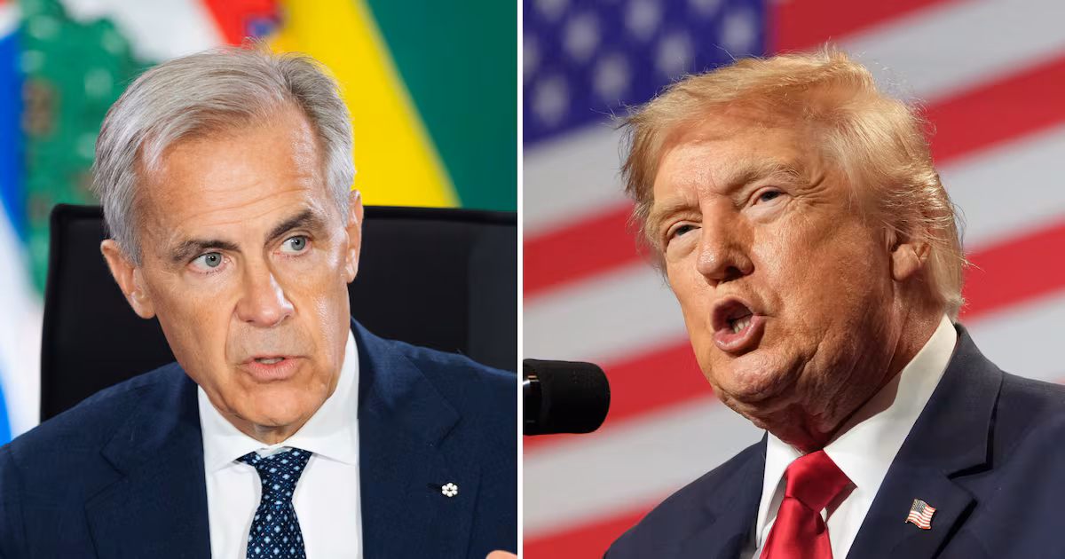 Carney responds after Trump says ‘nasty’ Canada ‘screwed’ U.S. with tariffs
