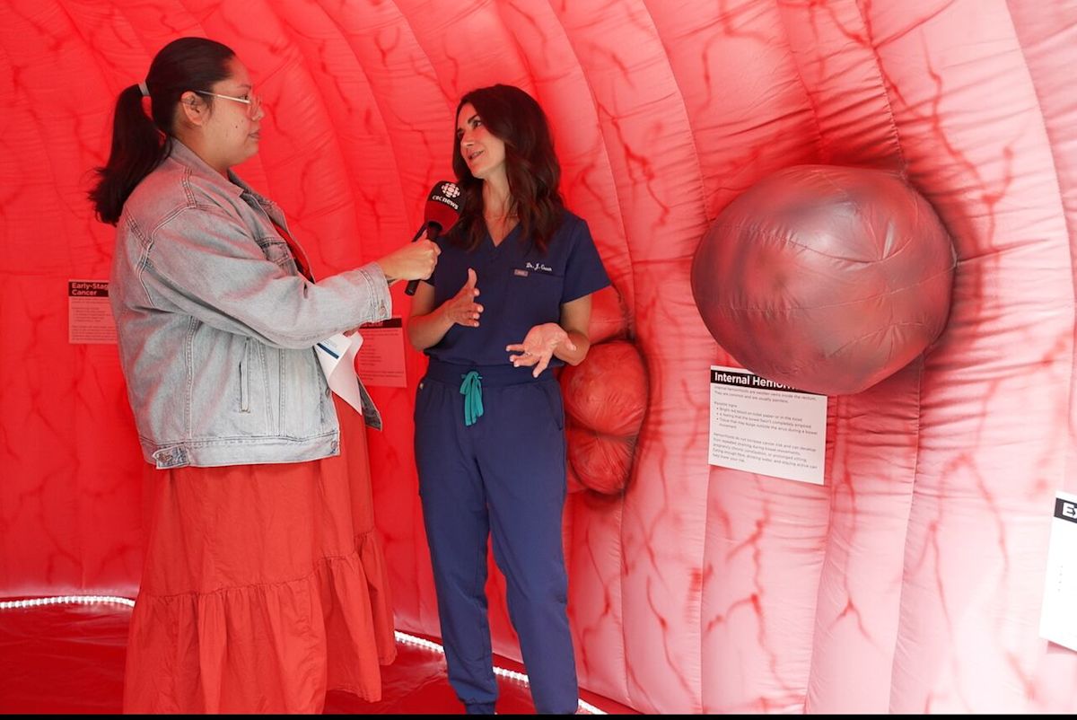 Giant Colon Experience Promotes Colon Cancer Prevention and Screening
