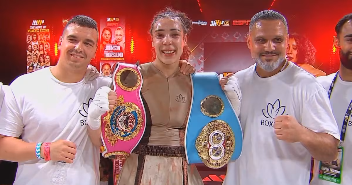 Tammara Thibeault crowned world champion in her fifth professional fight