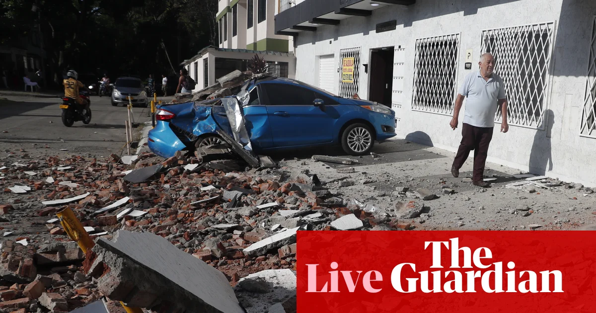 7.4 magnitude earthquake shakes Colombia, causing serious damage