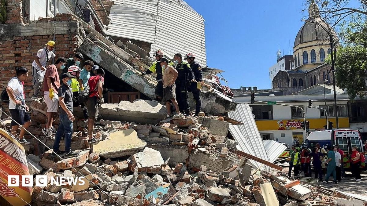 At least 111 people killed as buildings collapse in Colombia after magnitude 7.4 earthquake