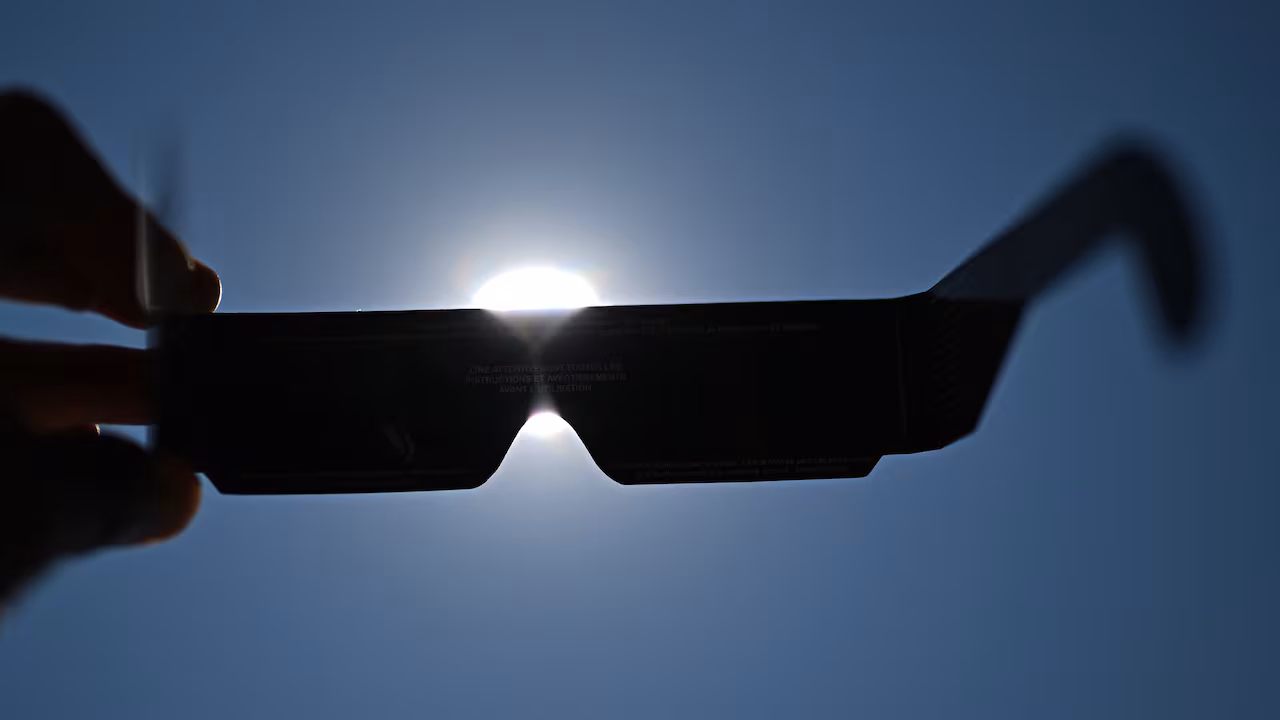 Where will the partial solar eclipse be visible in Canada?