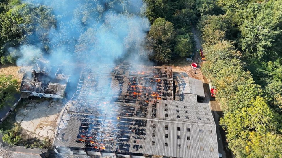 Firefighters to remain at barn fire for several days
