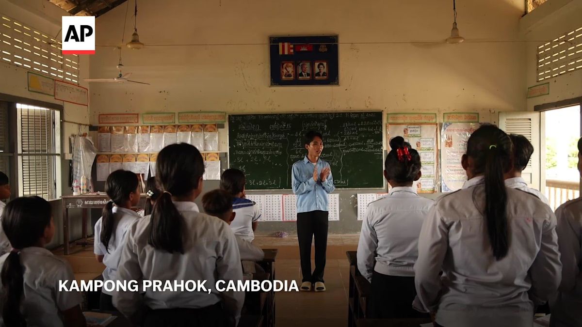 Iran war risks education of children in Cambodia