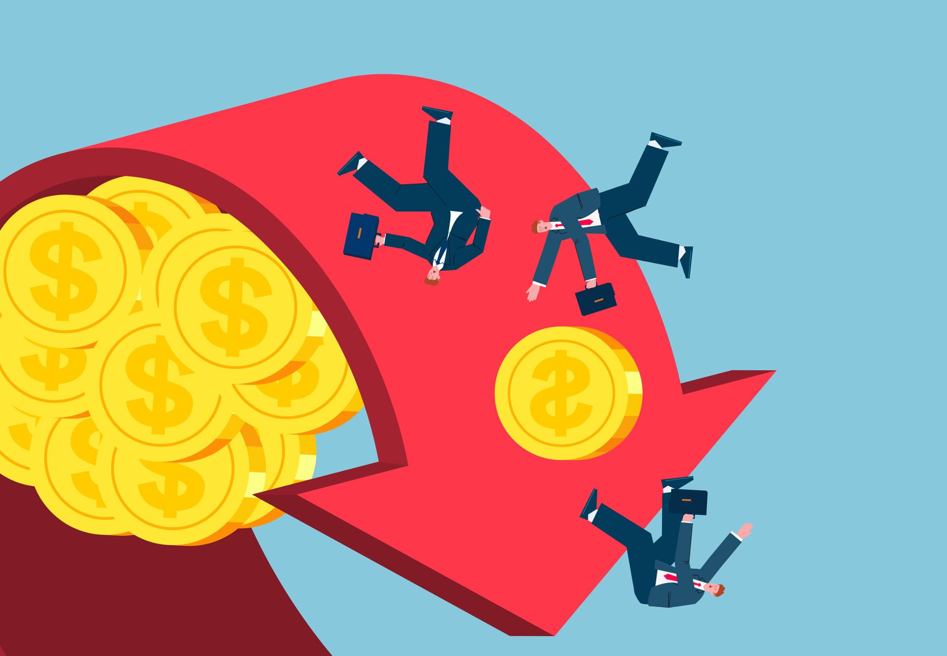 Tech funding nearly triples, but mega