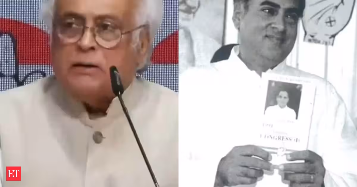 Led India decisively into IT era: Congress leader Jairam Ramesh hails Rajiv Gandhi