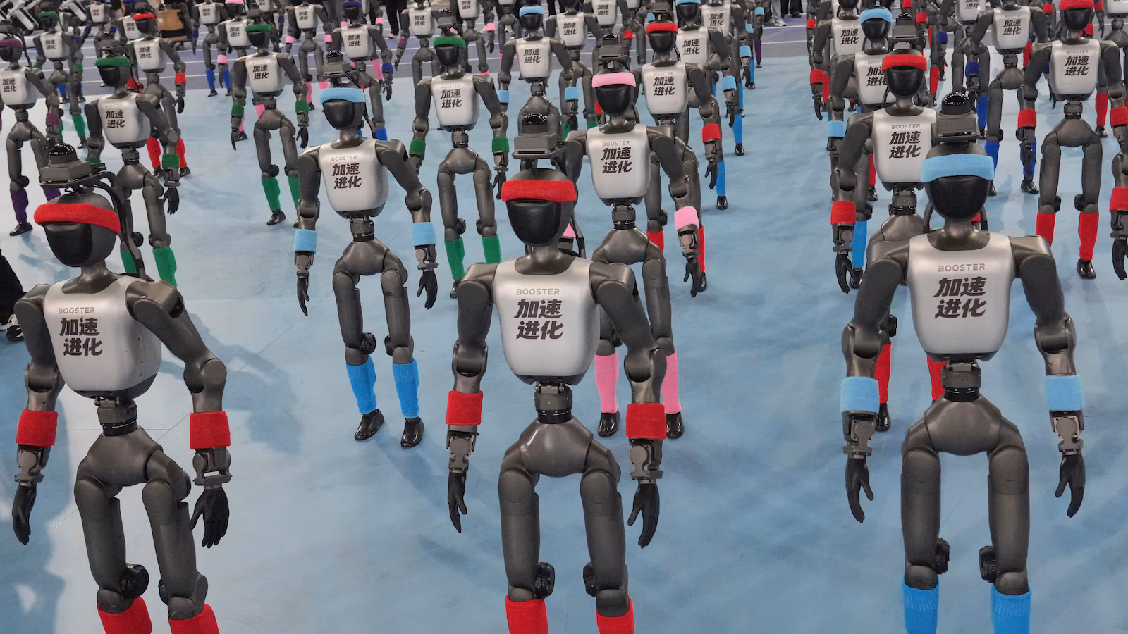 Chinese humanoid robots smash human records in 100m sprint and high jump at Beijing robot games