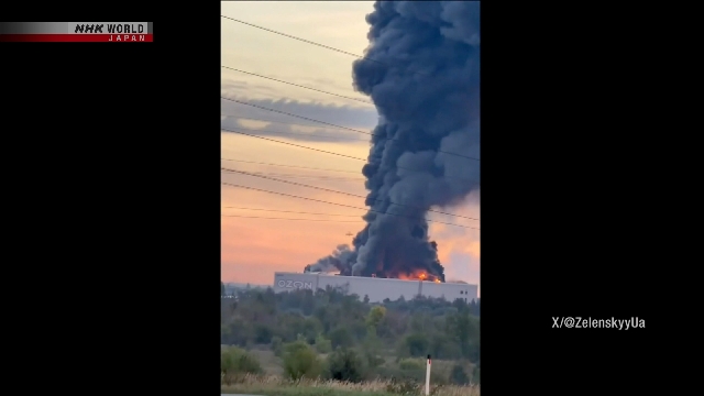 Ukraine strikes logistics, oil facilities in Russia