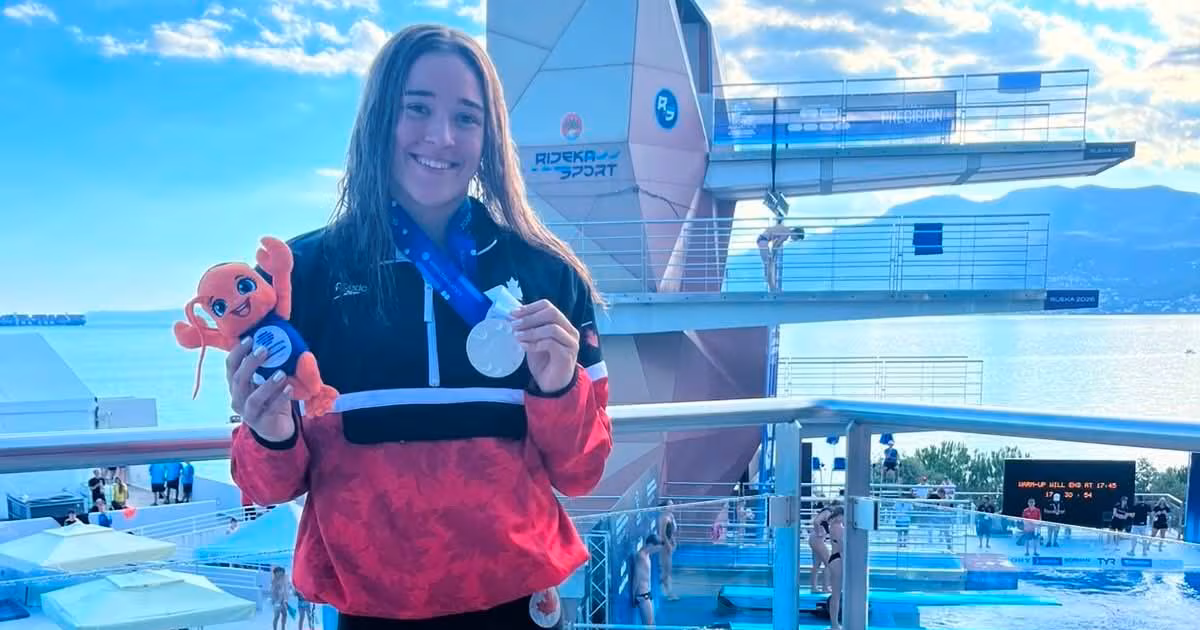 Saskatchewan diver earns silver at Junior World Championships