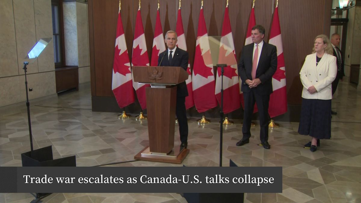 Trade war escalates as Canada
