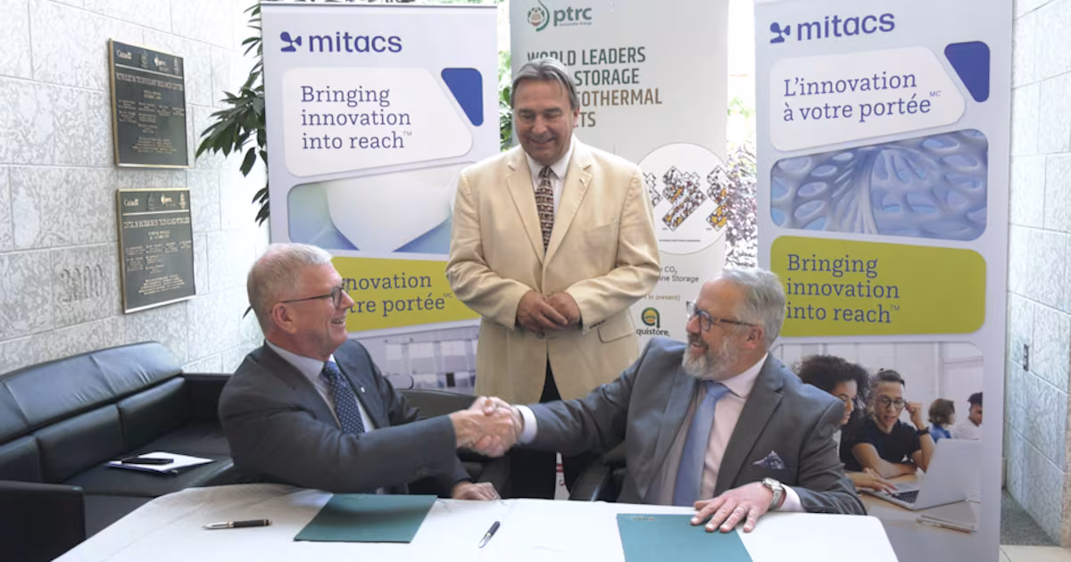 Partnership extended between Petroleum Technology Research Centre and Mitacs