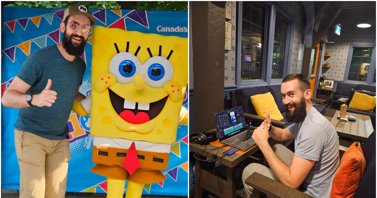 This remote worker has made Canada’s Wonderland his office. Here is what his day looks like.