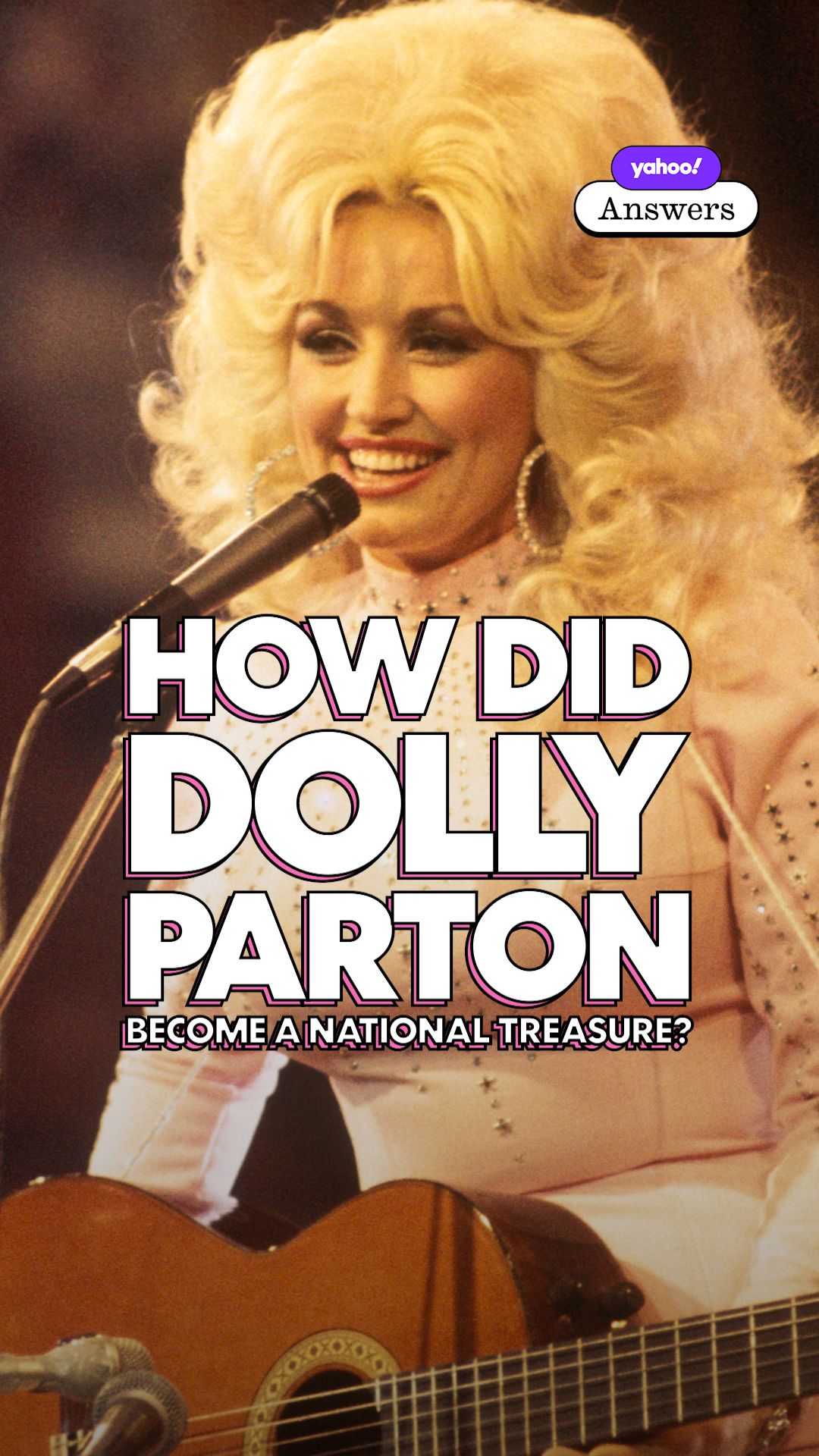 How did Dolly Parton become a national treasure?