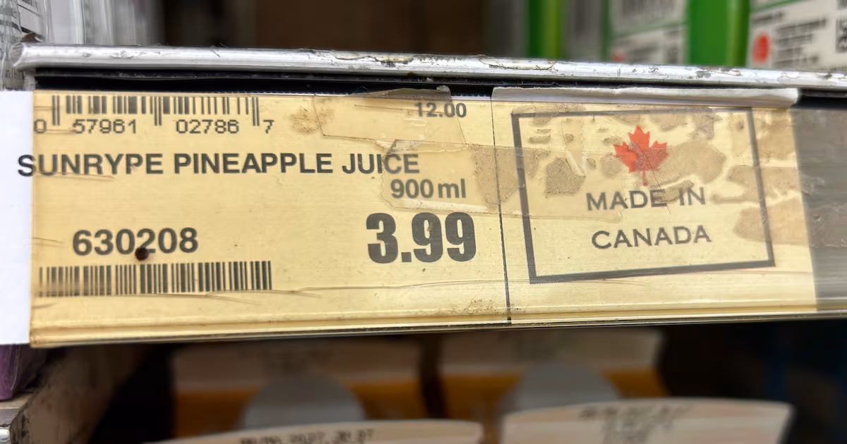 ‘Buy Canadian’: Local grocers label domestic products amid U.S. trade war