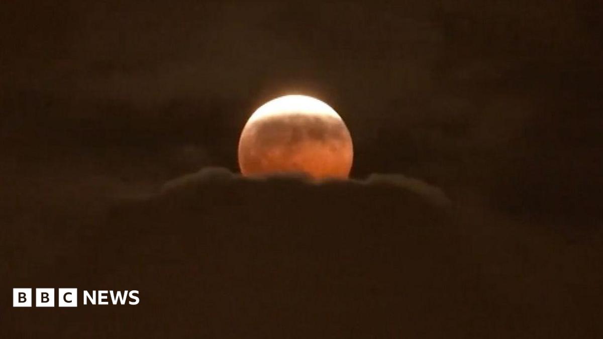 Watch: Stargazers around the world glimpse 'Blood Moon' lunar eclipse