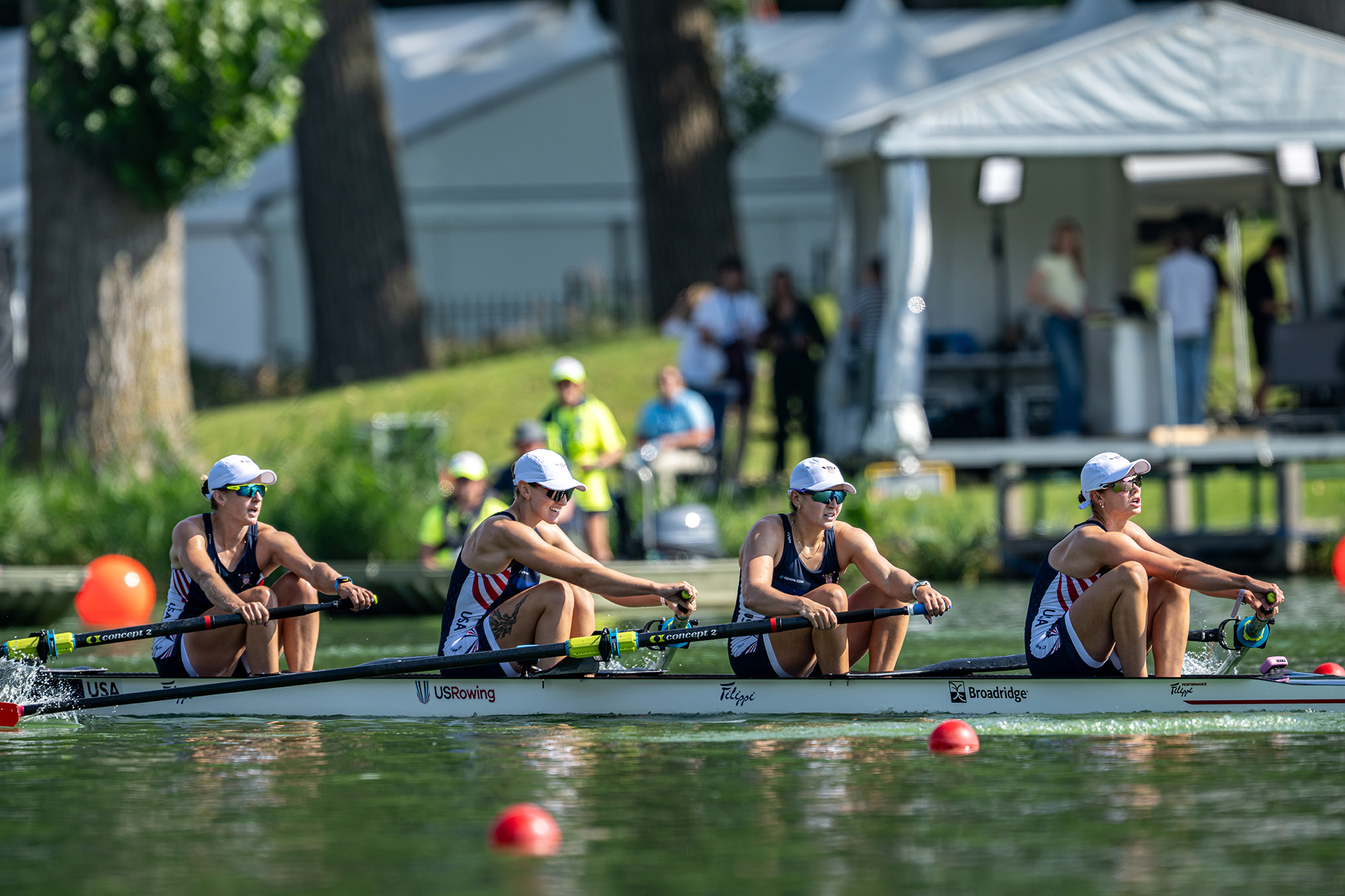 Triple Gold for U.S. Fours at World Championships