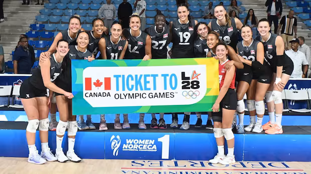 Canadian women's volleyball team qualifies for Olympics for 1st time since 1996