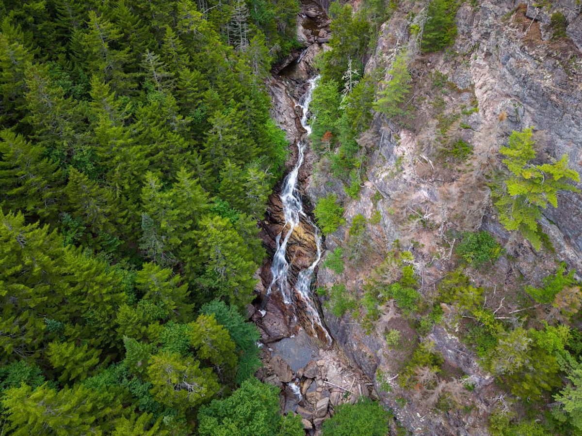 Waterfalls of New Brunswick: Walton Glen Gorge Falls