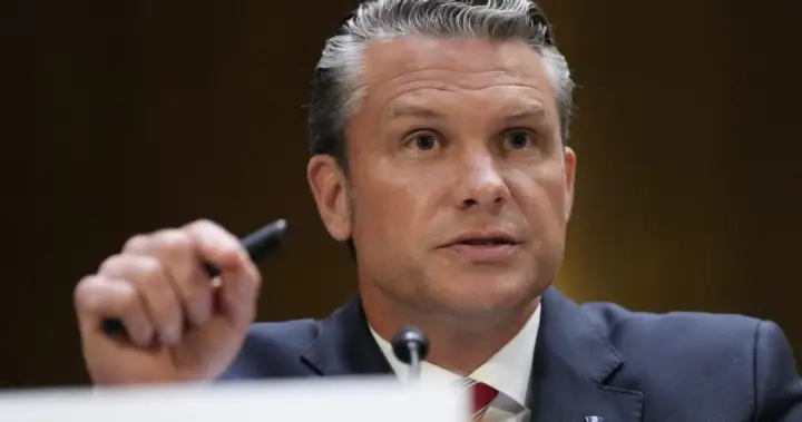 Pentagon defends Pete Hegseth’s X post targeting Canadian cadets