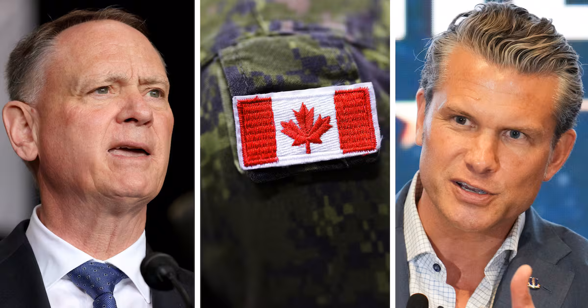 Defence minister calls Pete Hegseth’s jab at Canada ‘below the dignity’ of office