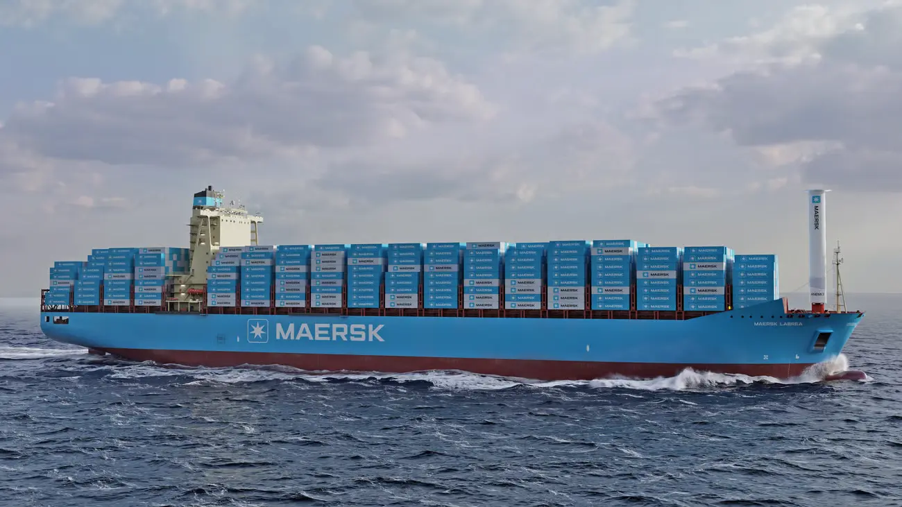 Maersk to test rotor sail technology on 8,700 TEU containership