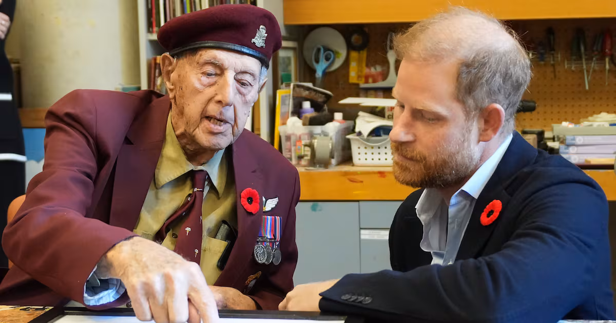 Prince Harry’s high-flying promise to a 102-year