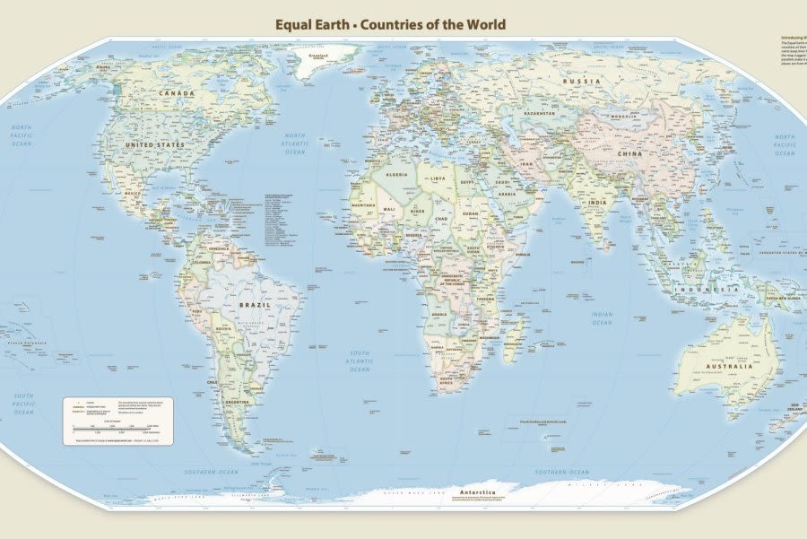 U.N. to vote to adopt new, more accurate world map