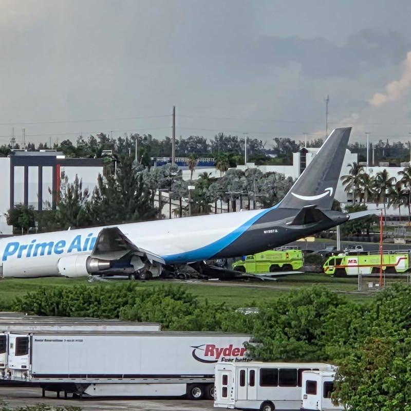 Update | At least 5 dead after Amazon cargo plane barreled off runway at Miami airport