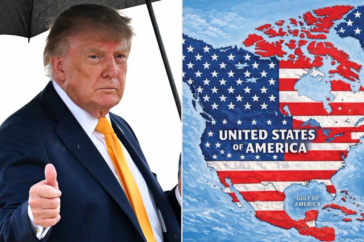 Trump Shares Map Showing Canada, Mexico and More Nations as U.S. Territory in Labor Day Posting Spree