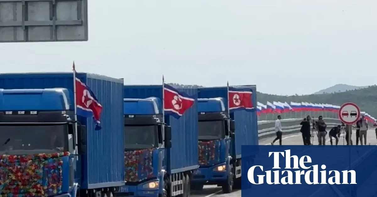 Russia and North Korea open first road bridge across their shared border