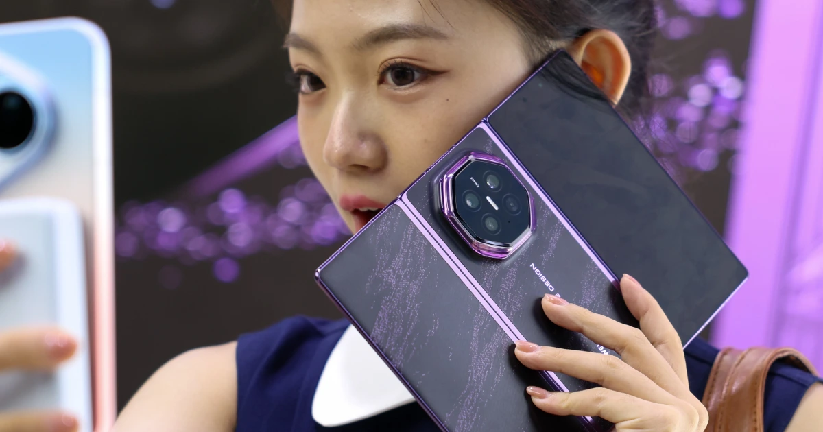 Chinese tech giants Huawei and Xiaomi launch new foldable smartphones ahead of Apple event