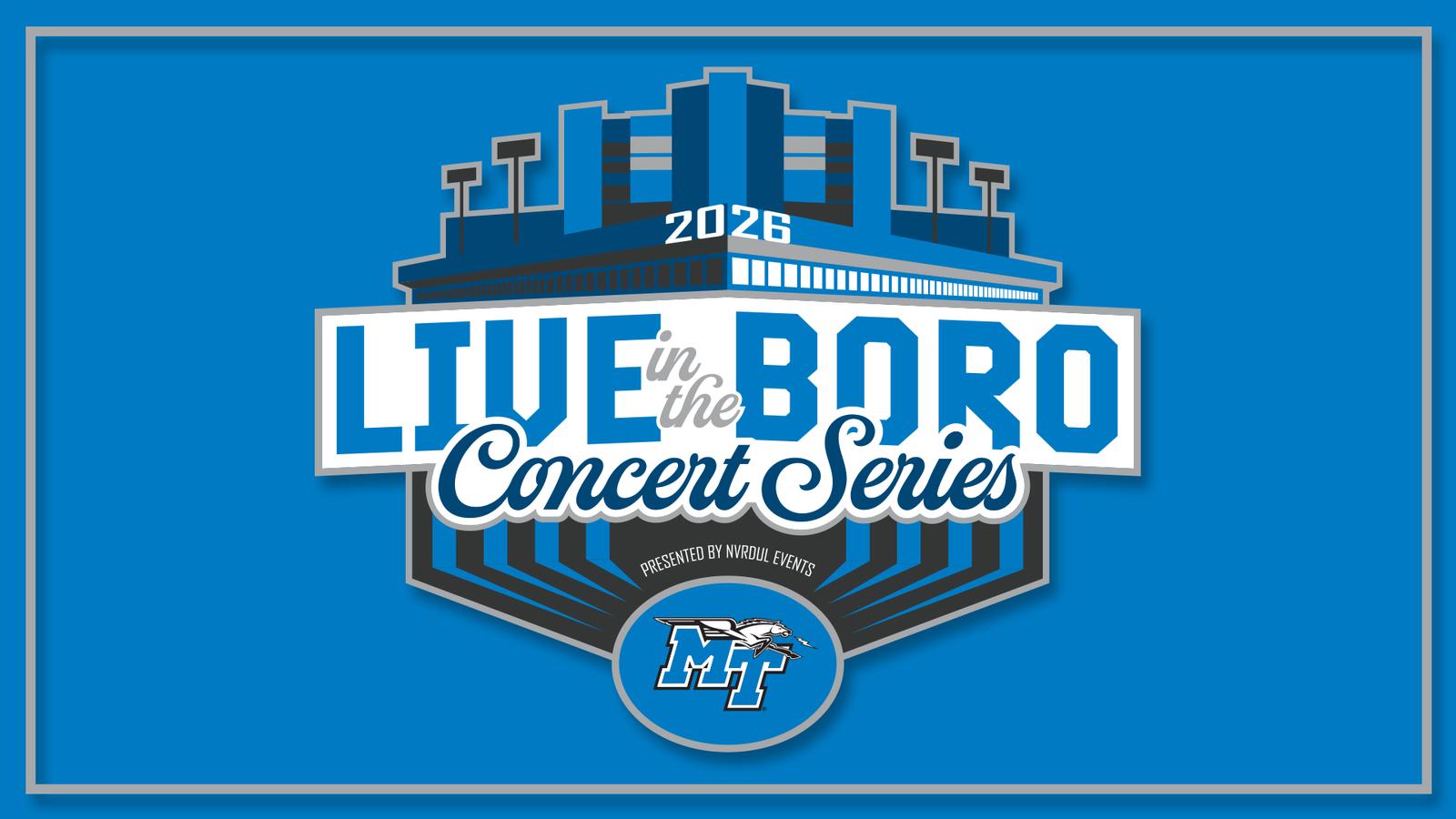 MTSU Athletics launches Live in the Boro concert series presented by NVRDUL Events