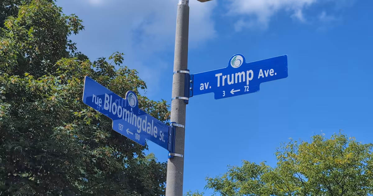 Ottawa council to vote to remove Donald Trump’s name from residential street