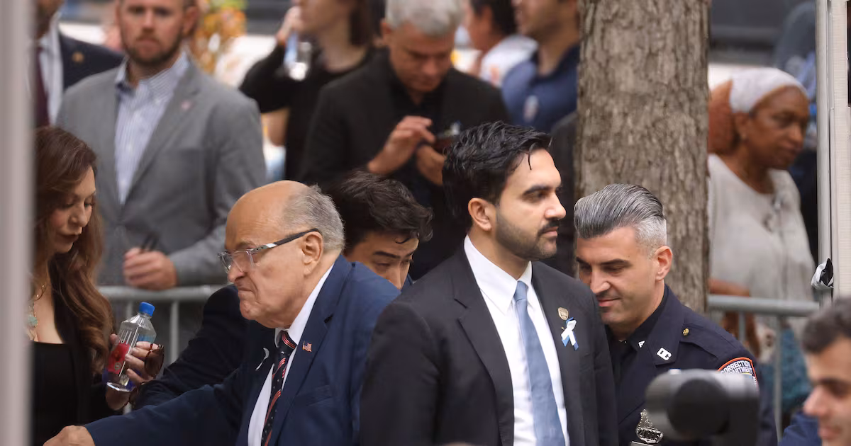 Brief interaction between NYC Mayor Mamdani and AOC captured on video at 9/11 ceremony stirs up debate