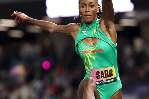 Sarr soars to Ultimate triple jump title in Budapest