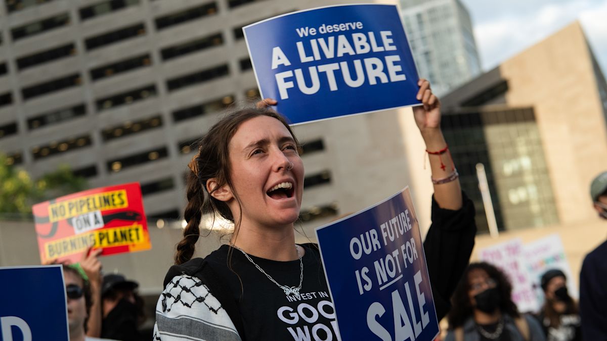 Carney's investment summit draws protests