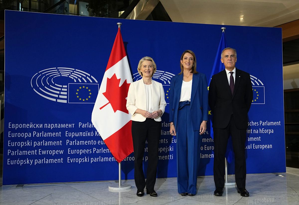 In the news today: Carney courts Europe, gun groups seek answers, Peart doc premières