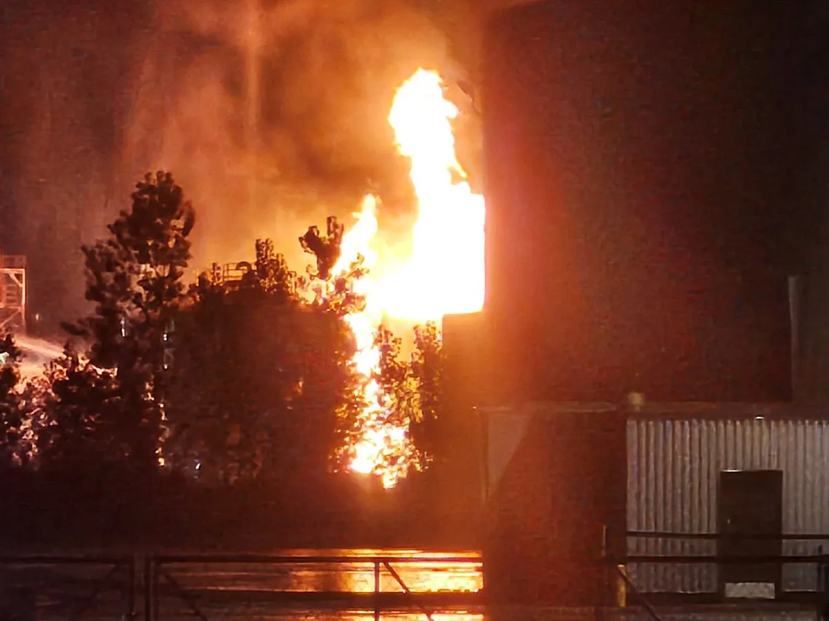 Major fire at Greenfield Global plant on edge of Chatham
