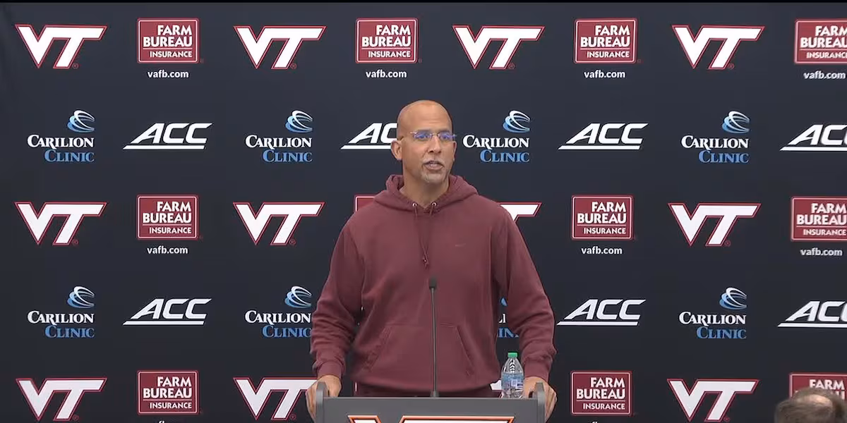 Virginia Tech coach teases reporter at news conference