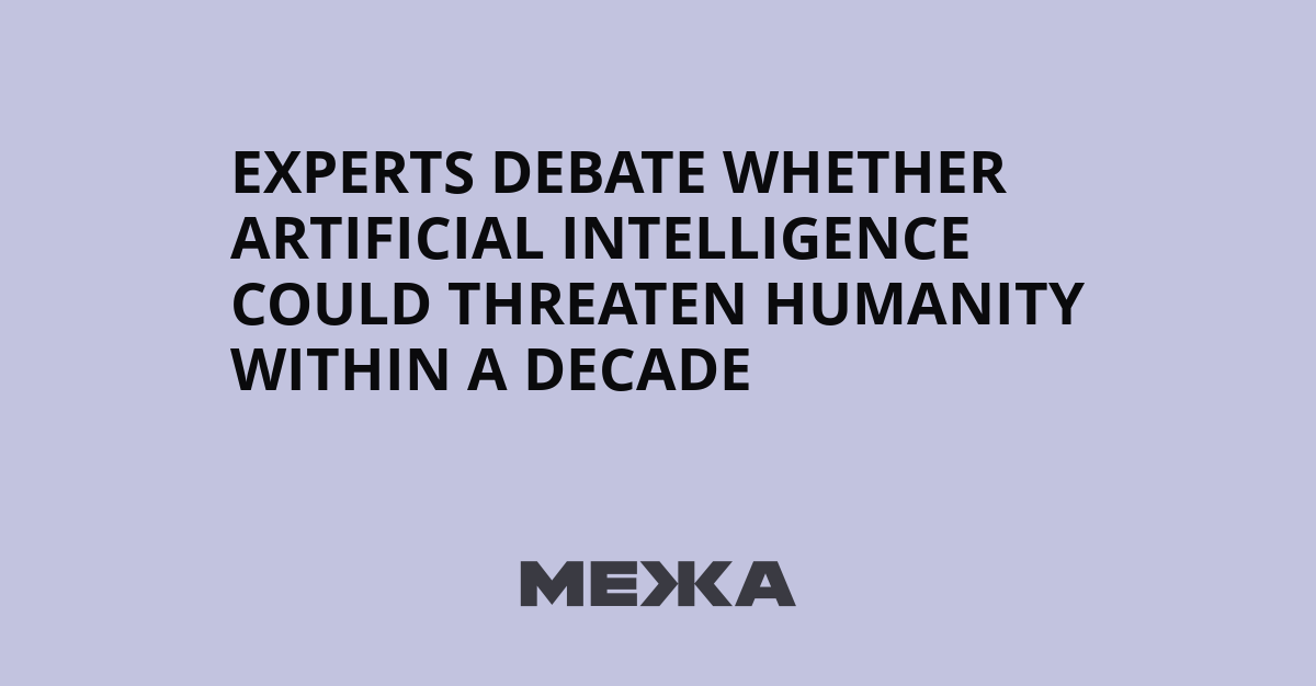 Experts Debate Whether Artificial Intelligence Could Threaten Humanity Within a Decade | Ukraine news