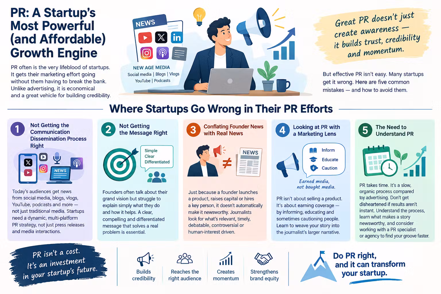 Avoid These 5 PR Mistakes That Startups Make