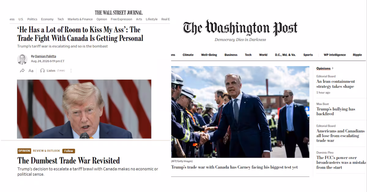 ‘Dumbest trade war in history’: How major media outlets are reacting to the Canada
