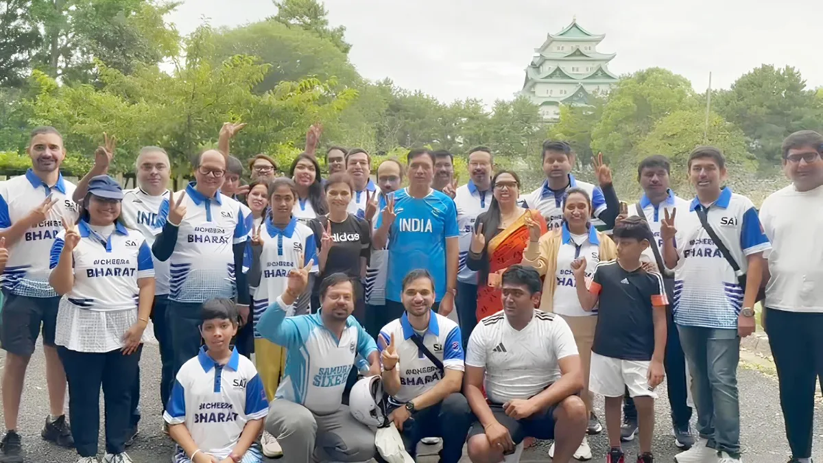 Mansukh Mandaviya joins Indian diaspora for ‘Sundays on Cycle’ event in Japan to cheer Asian Games athletes