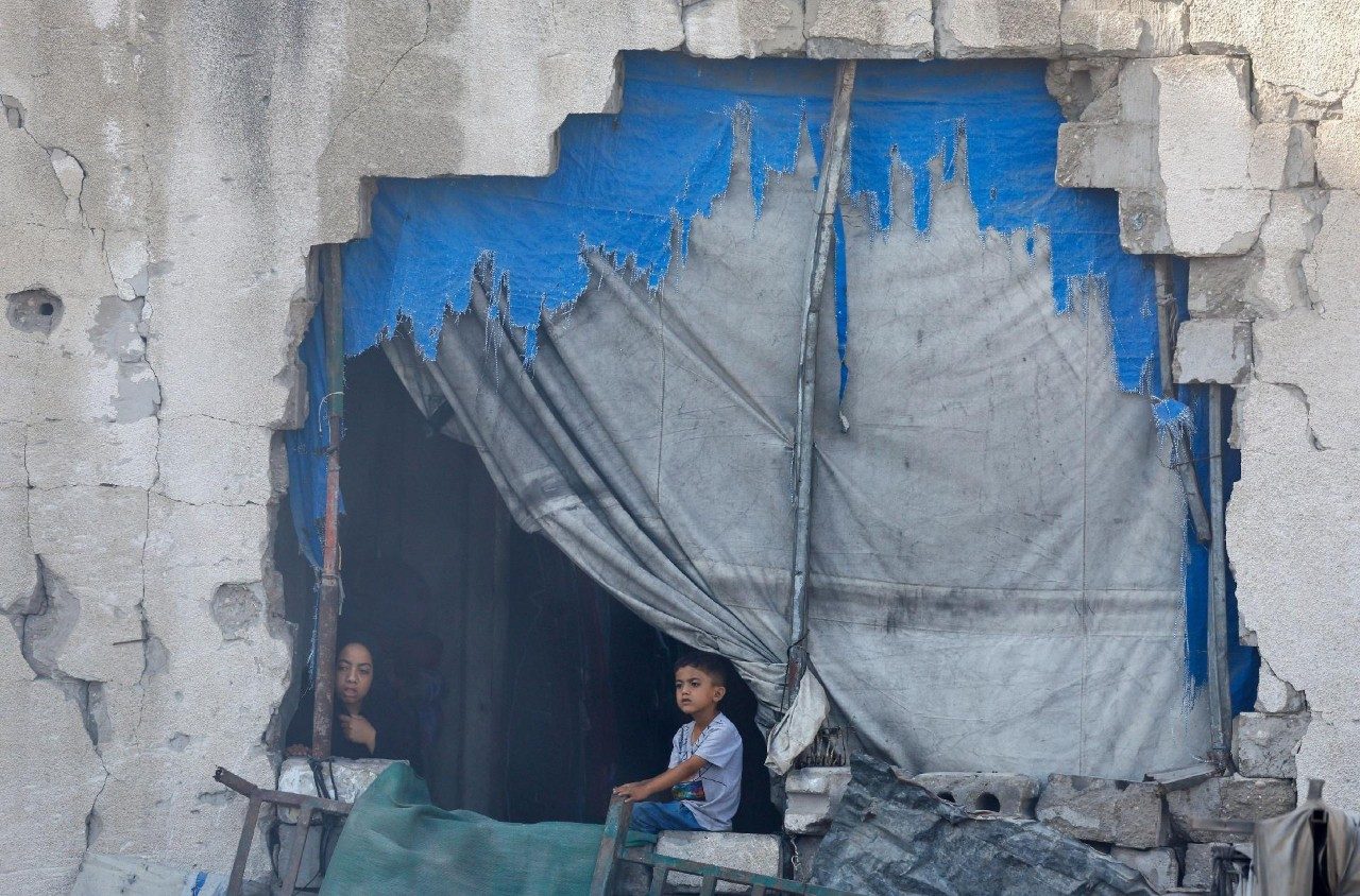 Children in Gaza and West Bank face new dangers as winter approaches