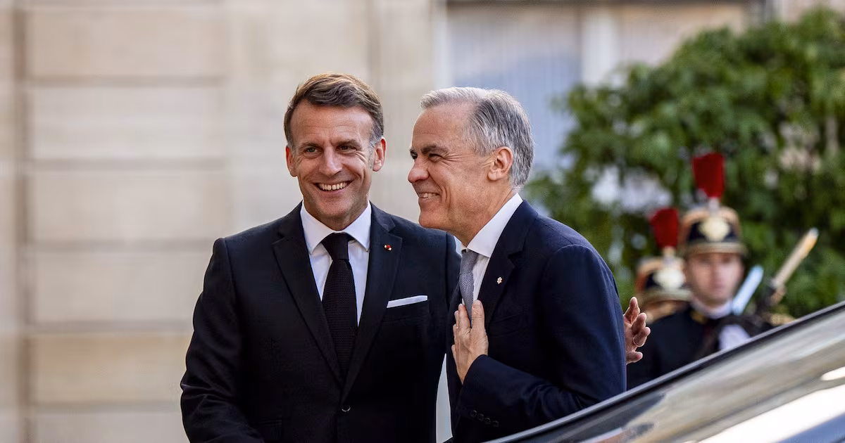 Carney and Macron meet in Pierre-et
