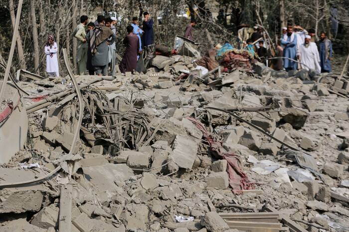 Pakistan says airstrikes target militant hideouts in Afghanistan, killing 28. Kabul says 3 killed