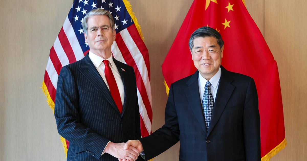 U.S. proposes exchanging AI safety alerts with China, Bessent says